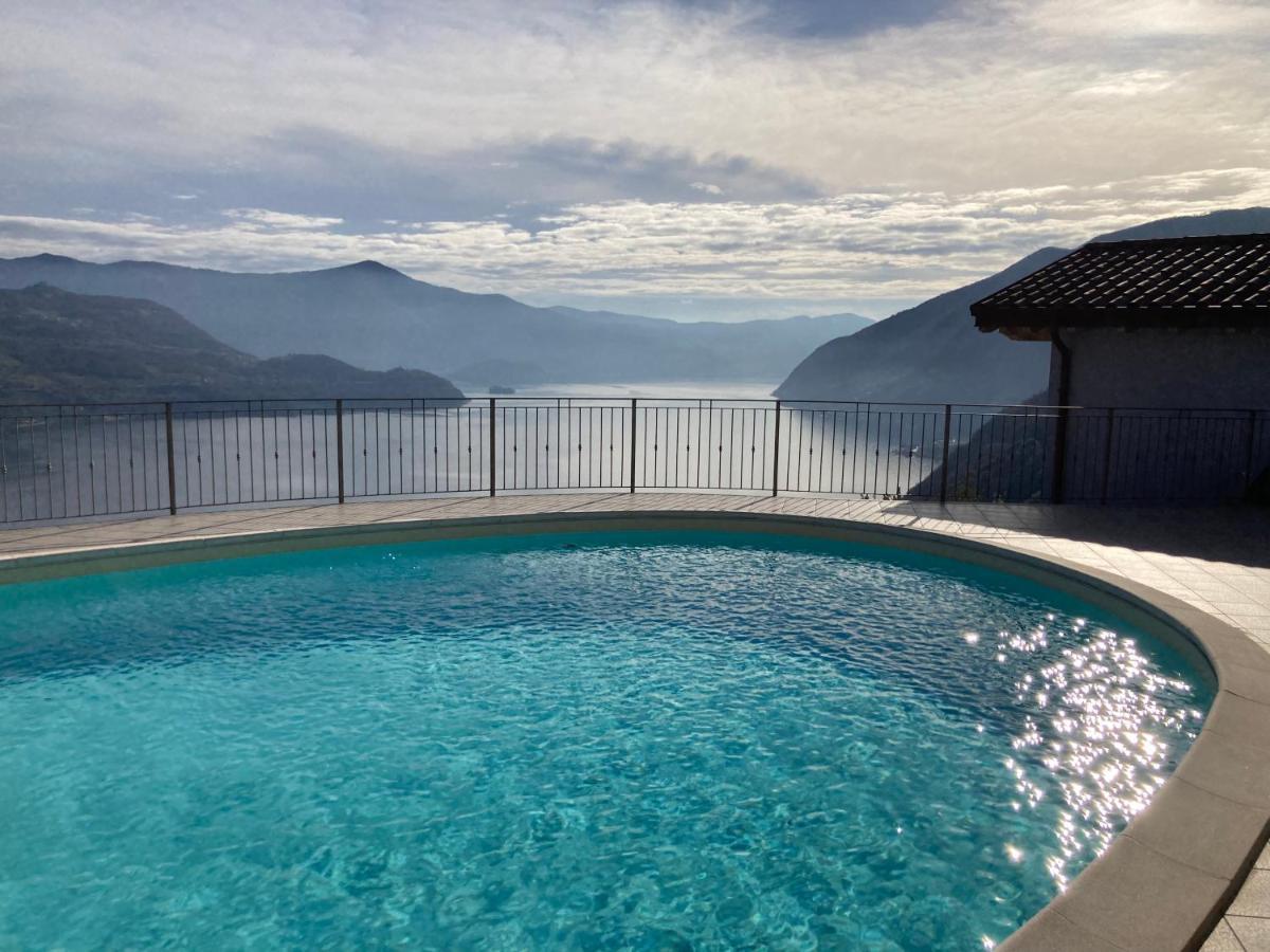 Appartamento Grande Terrazza Vista Lago Parzanica Екстер'єр фото